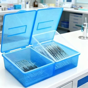 High-Quality Durable Hospital Sterilization Box for Medical Thermometer Storage