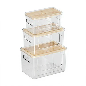 Trash Bag Storage Box Set Household Tiered Plastic Organizer Dustproof & Moisture-Proof Living Room Kitchen Bedroom Storage Bin