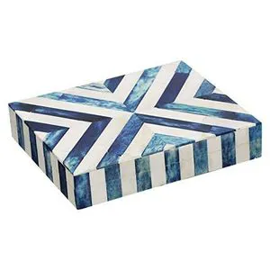 Modern Home Styling Decorative Storage Box Resin with MDF Inside for Gifting and Stylish Organization Solution