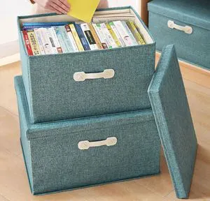 Durable Multi-Use Furniture Decor Storage Box for Clothes Toys Blankets Books