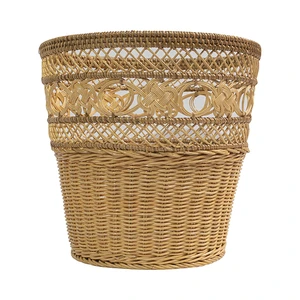 Wicker Woven Rattan Storage Basket Made in Vietnam Wholesale