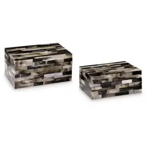 Decorative Horn-Shaped Resin Jewelry Box for Living Room Storage Modern Luxury Design