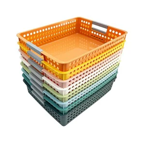 Storage Paper Tray A4 Paper Paper Trays for Classroom Desktop Storage Basket Sundry Box Kindergarten Rectangular Storage Basket