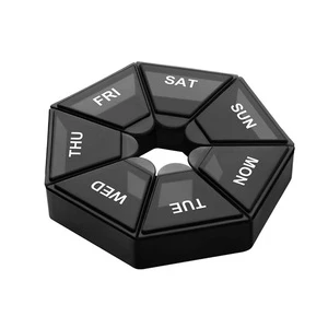 7 Grids Pill Case Plastic 7 Days Candy Box Portable Storage Tablet Holder Travel Organizer Dispenser Container
