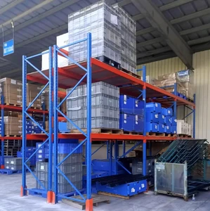 5-Layer Heavy-Duty Steel Storage Rack Corrosion Protection Adjustable Height Durable Design Multi-functional Warehouse Display