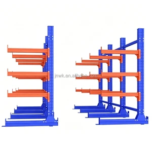 High Quality Durable Steel Cantilever Storage Rack Single/Double Sided Adjustable Arms Industrial Warehouse Material Handling
