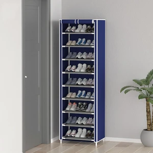2024 New Fabric Shoe Rack Dust Proof Removable Shoe Rack Space Saving Multi Layer Height Enhancedshoe Storage Rack