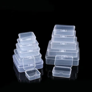Wholesale PP Transparent Storage Empty Plastic Playing Card Case Toy Small Items Arts Crafts Packaging Gift clear Packaging Box