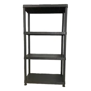 Black 2 3 4 5 Layer Storage Light Duty Plastic Storage Multi Layer Salon Shelves White Plastic Shelf Home Kitchen Shelf