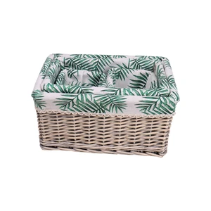 Handwoven Wicker Rattan Storage Baskets Eco-Friendly Standing Home/Office Organizer
