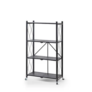 Free Installation Folding Storage Rack, Multi-layer Perforated Board Storage Rack