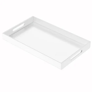 Factory Wholesale Customized Eco-Friendly Acrylic Storage Organizer Serving Tray Welcome OEM/ODM