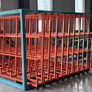 Vertical Pull Out Sheet Storage Rack Adjustable 5-Layer Industrial Warehouse Metal Plate Shelving For Efficient Management