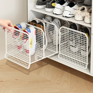 Amz Hot Wholesale Carbon Steel Shoes Rack Cabinet Multi-Layer Partition Storage Floor Standing Easy Use for Bedroom Living Room