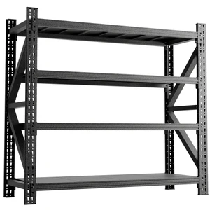 Factory Metal Racks Multiple Unit Shelving with Visibility Space Flexible Storage Solutions for Kitchen and Warehouse