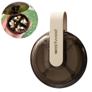 Transparent Portable Travel Medicine Storage Box 4Day Pill Organizer Container Plastic Home Storage Case Household Bulk