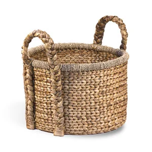 DreamCraft Decorative Handmade Wicker Woven Basket From Vietnam for Home Decor