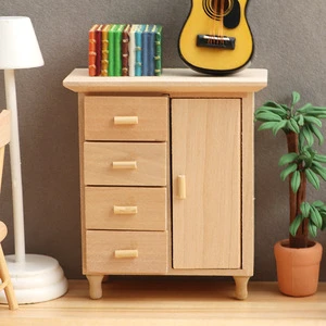 Factory Wholesale Miniature Cupboard Ornaments Storage Cabinet Model Decor