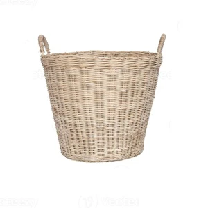 Natural Color Eco-Friendly Luxury Rattan Woven Storage Basket Multi-Purpose Home Decor for Living Room Kitchen & Bathroom