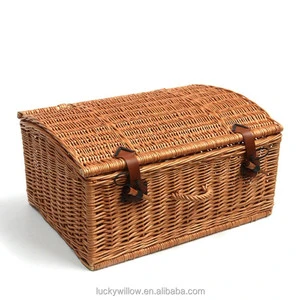 Linyi Willow Mini Wicker Wholesale Foldable Picnic Baskets