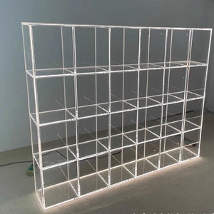 Transparent Acrylic Display Cabinet & Shoe Rack Hand Rack Home Storage Rack for Living Room-Model 007