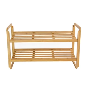 Cheap Homemade Popular Living Room Bedroom Custom Bamboo Shoe Rack