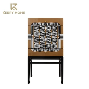 Modern Living Room Wooden Panel Storage Cabinet with Apartment and Bedroom Use for Hotel Decor