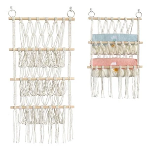 Modern Simple Design Wall Mounted Sustainable Storage Rack Decorative Children's Room Book Doll Towel Wall Hanging Storage Rack