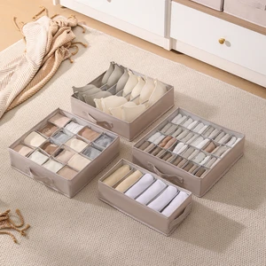 Hot Selling Clothes Wardrobe Closet Pants Socks Storage Organizer Folding Underwear Toy Sundries Storage Box