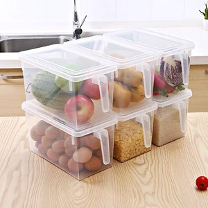 Plastic Manufacturers Storage Bins clear Eco-friendly Material Tool Storage Box Organizer with Lids