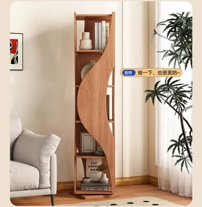 Creative Living Room Storage Rack, Artistic Floor Design, Simple Rotating Storage Rack, Home Decoration Display Rack