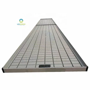 Greenhouse Hydroponics Used Flood Table Grow Tray Large Plastic Trays With Frame Ebb and Flow Hydroponic Trays for Horticulture