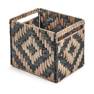 Hot Sale Natural Handmade Eco-Friendly Water Hyacinth Decorative Storage Basket Woven Multifunction Kitchen Room Furniture