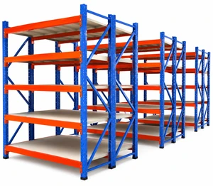 Multi-Tier 3-5 Layer Heavy-Duty Extra-Strong Load-Bearing Industrial Steel Storage Racks for Home & Warehouse