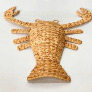 Water Hyacinth Luxury Handmade Decorative Storage Basket Lightweight Durable Eco-Friendly Kitchen Storage Wholesale Home Decor