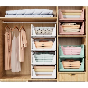 IMODE Custom Extra Large Closet Organizer Basket Folding Storage Basket Storage Bins For Bathroom Kitchen Storage Space-Saving