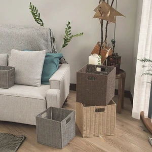 Shandong Woven Storage Baskets Home Decorative Children's Picnic Fruit Style Wicker and Willow Rattan Directly From China