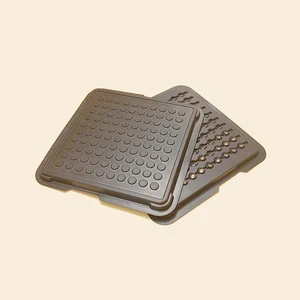 Plastics Turnover Tray Storage Tray Black Wholesale Plastic Component Tray Black