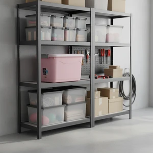 Customizable Size Stackable PP Plastic Eco-Friendly Heavy Duty Clothing & Toys Storage Box for Garage Kitchen Bathroom & Bedroom