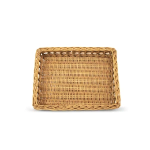 JY Wholesale Straw Wicker Rattan Woven Basket With Handle Storage Basket Bread Storage Basket