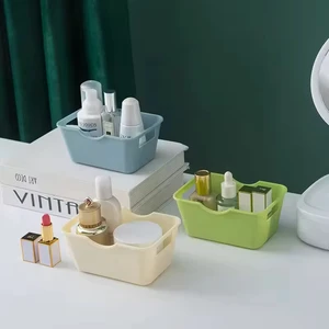 Heavy Duty Plastic Storage Box Multifunctional Desktop Tidy Organizer Storage Boxes for Bedroom Study Bathroom Kitchen