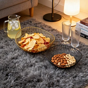 Indoor Household Storage Metal Container Hengyu Fashion Hollow Out Art Craft Festival Candy Snack Tabletop Decor