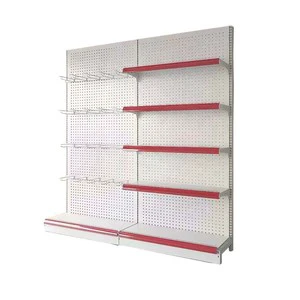 Steel Supermarket Rack Storage Shelves with Modular Design Freestanding & Durable