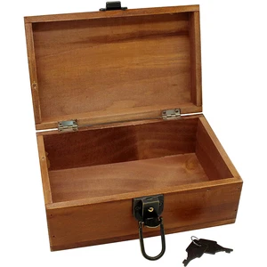 Modern Wooden Storage Box with Hinged Lid Decorative Jewelry & Makeup Organizer for Living Room Tools