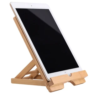 Bamboo Modern Foldable Single-tier Portable Organizer Shelf Multi-Purpose Height Adjustable Cleaning Tools Dinnerware Standing