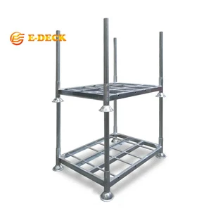Hot-dip Galvanizing Transport Storage Stackable Metal Pallets