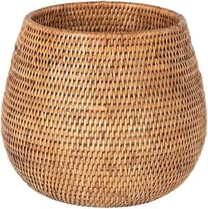 Natural Rattan Woven Plant Basket Home Garden Decoration Flower Basket Rattan Storage Basket for Living Room