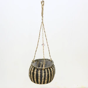 Artex Dong Thap Factory's Eco-Friendly Handicrafts Braided Water Hyacinth Seagrass Storage Baskets Model BH4211A Made in Vietnam