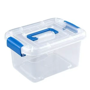Wholesale Transparent Storage Box Bins Plastic Storage Container Organizer with Lid
