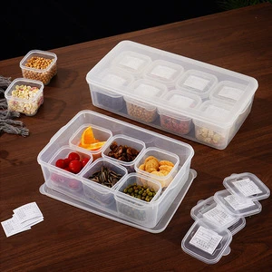 School Kindergarten Restaurant Canteen Food Sample Retention Container Small-Sized Fresh-Keeping Plastic Tasting Box 301-500ML